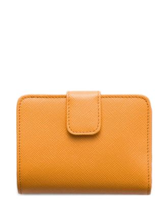 Prada small textured wallet - Orange