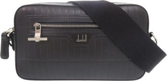 Dunhill Black Leather Shoulder Bag (Pre-Owned)