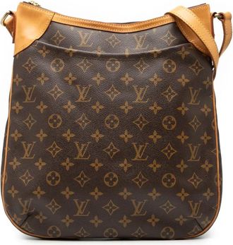 Louis Vuitton Borsa a tracolla Odeon MM con monogramma 2008 - Marrone