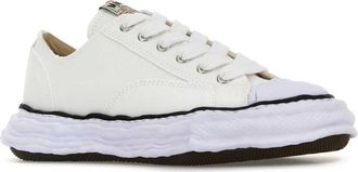 Miharayasuhiro Mens White Canvas Sneakers