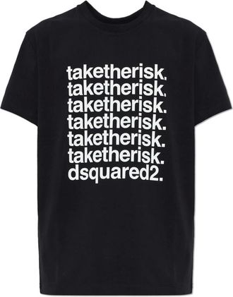 Dsquared2 Hombre, Camisetas, Negro, Talla: 3XL
