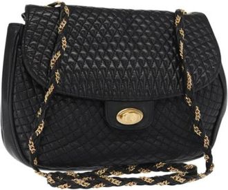Bally Pre-owned Leren Schoudertas - Dames - Vintage Schoudertas - Zwart - ONE Size - Leer - Vintage