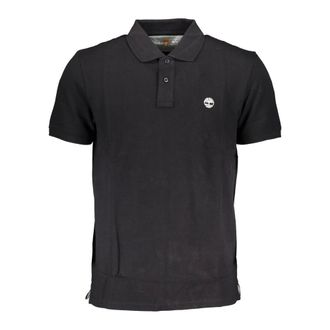 Timberland Polo Shirts, male, Black, Size: M Short Sleeve Polo Shirt Black