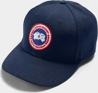 Canada Goose Casquette ajustable avec &eacute;cusson Arctic (Hommes, Atlantic Navy, TAILLE UNIQUE)