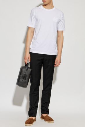 Etro T-shirt With Logo, Mens, White