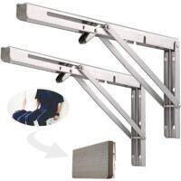 OEM Estante De Pared Plegable De 500 Mm, Soporte Plegable De Acero Inoxidable 304 Para Banco De Trabajo, Soporte Plegable, Soporte Para Estante De Pared (