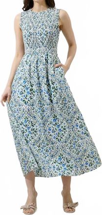 Sugarlips Cece Midi Dress In Blue