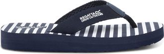 Regatta Womens Catarina Flip Flops Sandals with Underfoot Cushioning Lightweight - Perfect for Outdoors, Walking & Camping Blue