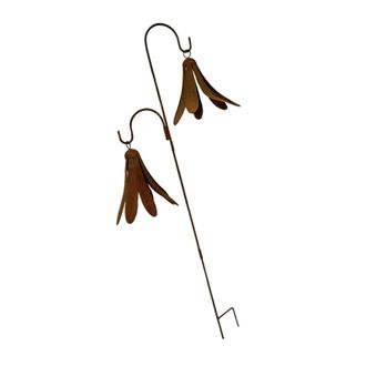 OEM Estaca Decorativa De Metal Con Forma De P&eacute;talo Para Jard&iacute;n