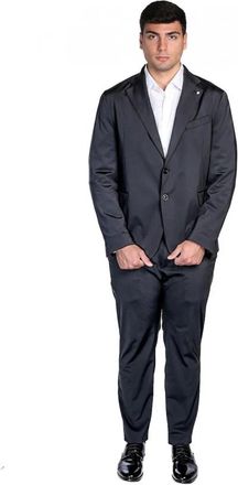 Bharnaba Hombre, Trajes, Negro, Talla: S