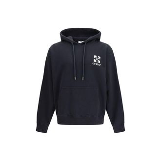 Off-white Black Cotton Mens Sweatshirt