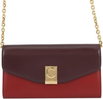 Celine Pre-owned Celine Bicolor Leather C Bag Wallet On Chain VBQ2CE3PKYQT0BFW