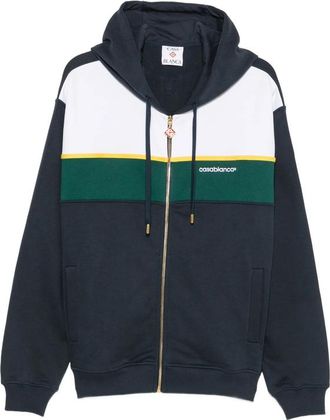 Casablanca Colour-block Zip-up Hoodie