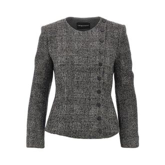 Emporio Armani Prince of Wales wool jacket Woman 40