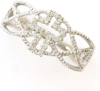 C&A White Gold White Gold (18K) Band Ring (Pre-Owned)
