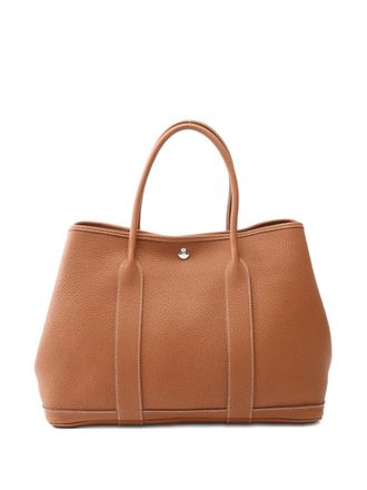 Hermès 2016 Garden Party PM leather handbag - Brown
