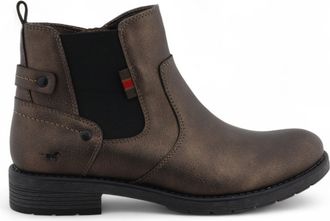 Mustang Womens Burgundy Chelsea Ankle Boots