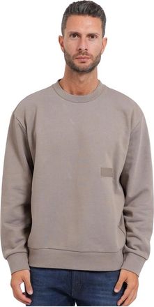 HUGO BOSS Truien - Heren - Sweatshirts - Bruin - M - Hoodies & sweatvesten