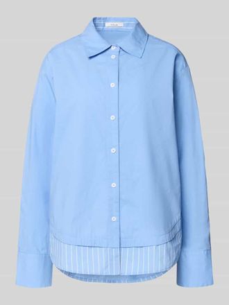 OPUS Relaxed Fit Bluse in Layering-Optik Modell Favia in Hellblau, Gr&ouml;&szlig;e 36