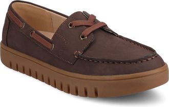 Journee Collection Womens Marion Boat Shoe Loafer