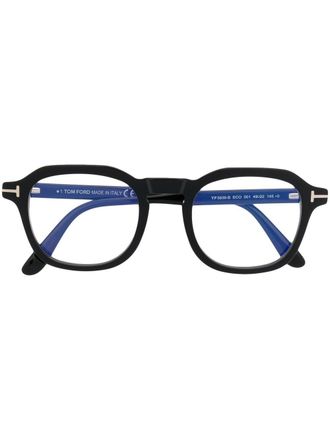Tom Ford Eyewear round-frame glasses - Black