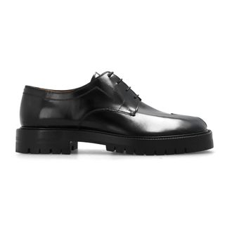 Maison Margiela Tabi Derby schoenen - Heren - Nette schoenen - Zwart - 42 EU - Leer - Schoenen