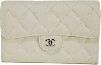 Chanel Pre-owned Tri-fold Wallet - - Pre-owned - Donna - Bianco - ONE SIZE