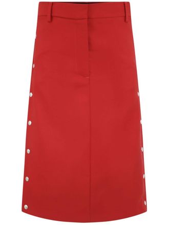 Stella McCartney Rok verfraaid met studs - Rood