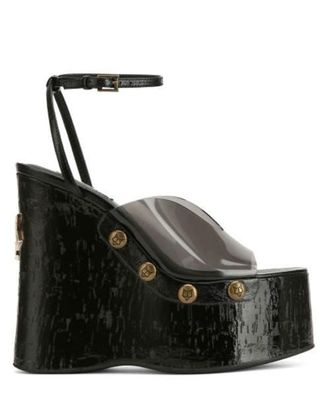 Naked Wolfe Tiger Lilly Wedge in Smoke at Nordstrom, Size 37.5