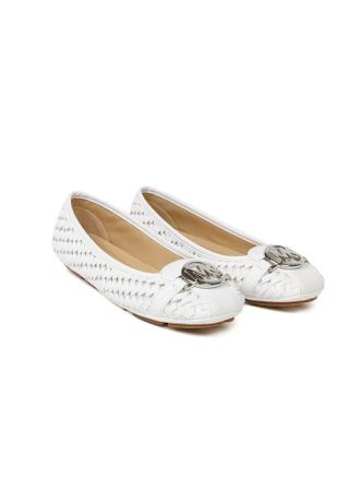 Michael Kors Womens Loafers Optic White Footwear