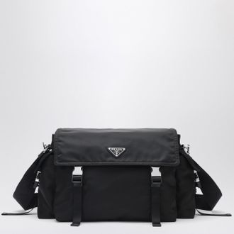 Prada Explore bag in black Re-Nylon and leather