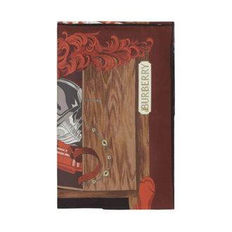 Burberry Foulard in twill di seta con stampa Knight - - Accessories - unisex - Marrone - ONE SIZE