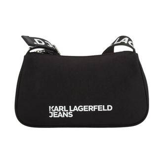 Karl Lagerfeld Dames, Tassen, Zwart, Maat: ONE Size Nylon