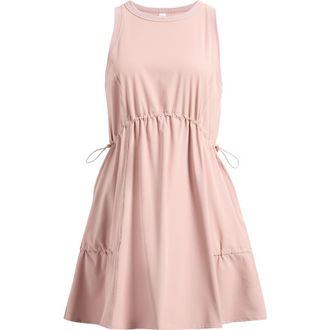 Zella Atlas Tiered Athletic Dress in Pink Fawn at Nordstrom, Size X-Small