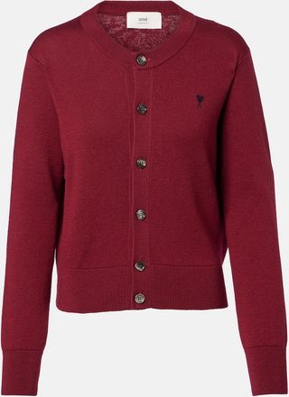 Ami Cardigan Ami De Coeur in lana