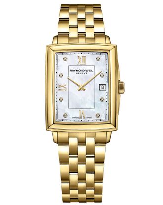 Raymond Weil Toccata Womens Gold Watch 5925-P-00995 Stainless Steel - One Size