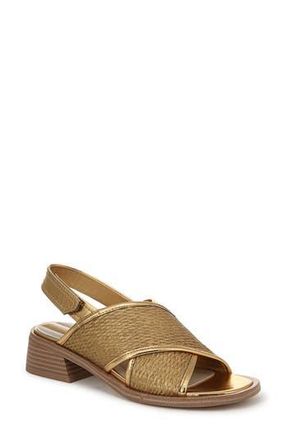 Franco Sarto Silvie Slingback Sandal in Gold at Nordstrom Rack, Size 7.5