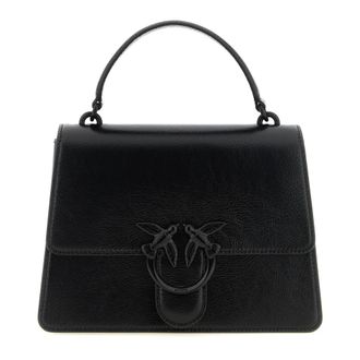 Pinko Handbags, female, Black, Size: ONE SIZE Love One Classic Light