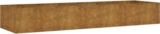 vidaXL Jardinera Acero Corten 280x80x40 Cm Vidaxl