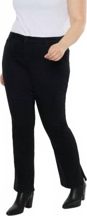 Kancan Mid Rise Bootcut Jeans In Black
