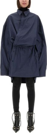 Balenciaga Kleid im Mini-Hemd-Stil