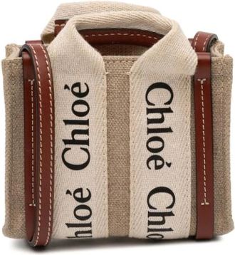 Chlo&eacute; Pre-owned Mini Bags, female, Beige, Size: ONE SIZE Pre-owned Canvas Mini Bag