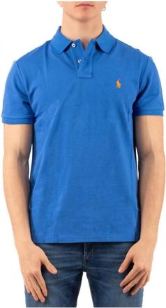Ralph Lauren Polo Shirt - Heren - Polos - Blauw - S - Katoen - Tops