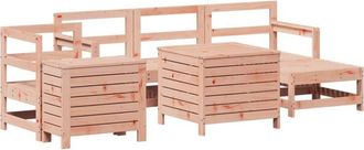 vidaXL 7 Piece Garden Sofa Set Solid Wood Douglas Fir Vidaxl