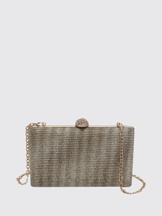 Kurt Geiger Kensington Crystal-Embellished Polyester Clutch with Removable Strap