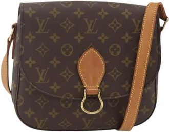 Louis Vuitton Pre-owned Cross Body Bag - Dames - Vintage Schoudertas - Bruin - ONE Size - Leer - Vintage