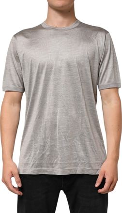 Dolce & Gabbana Beige Hazelnut Cotton Shortsleeve Shirt Mens T-shirt