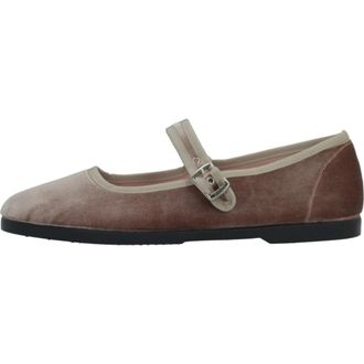 Victoria Schoenen, Dames, Roze, 39 EU, Polyester, Gong-Fu Ballerina Terciopelo
