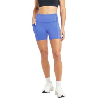 Oiselle Womens Pocket Jogger 5.25 Shorts Blue 12