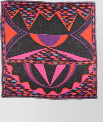 Pucci silk wool scarf
